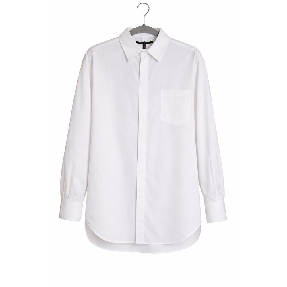 Maje NWT White Poplin Shirt Classic Shirt